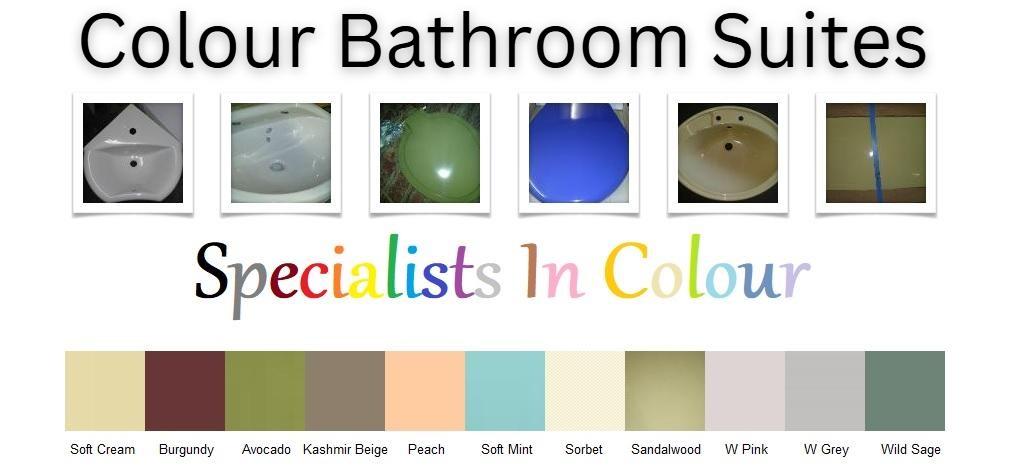 Old Colours Bathroom Suites UK Obsolete Discontinued Retro